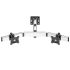 Dual VESA Mount for Slatwall Quick Release w/ Dual Arm