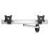 Dual VESA Wall Mount Side by Side w/ Quick Release Single Arm