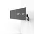 Dual VESA Wall Mount Side by Side w/ Quick Release Single Arm