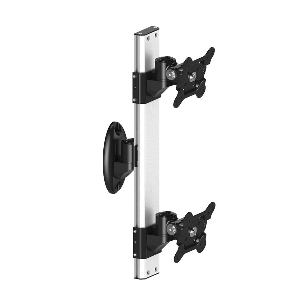 Dual VESA Wall Mount Top-Down w/ Quick Release & Low Profile