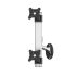 Dual VESA Wall Mount Top-Down w/ Quick Release & Single Arm