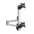 Dual VESA Wall Mount Top-Down w/ Quick Release & Dual Arm