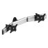 Dual VESA Wall Mount Side by Side Oval or Straight w/ Quick Release