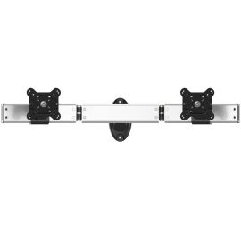Dual VESA Wall Mount Side by Side Oval or Straight w/ Quick Release