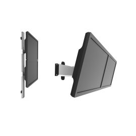 Dual VESA Wall Mount Low Profile Quick Release w/ Two Orientations