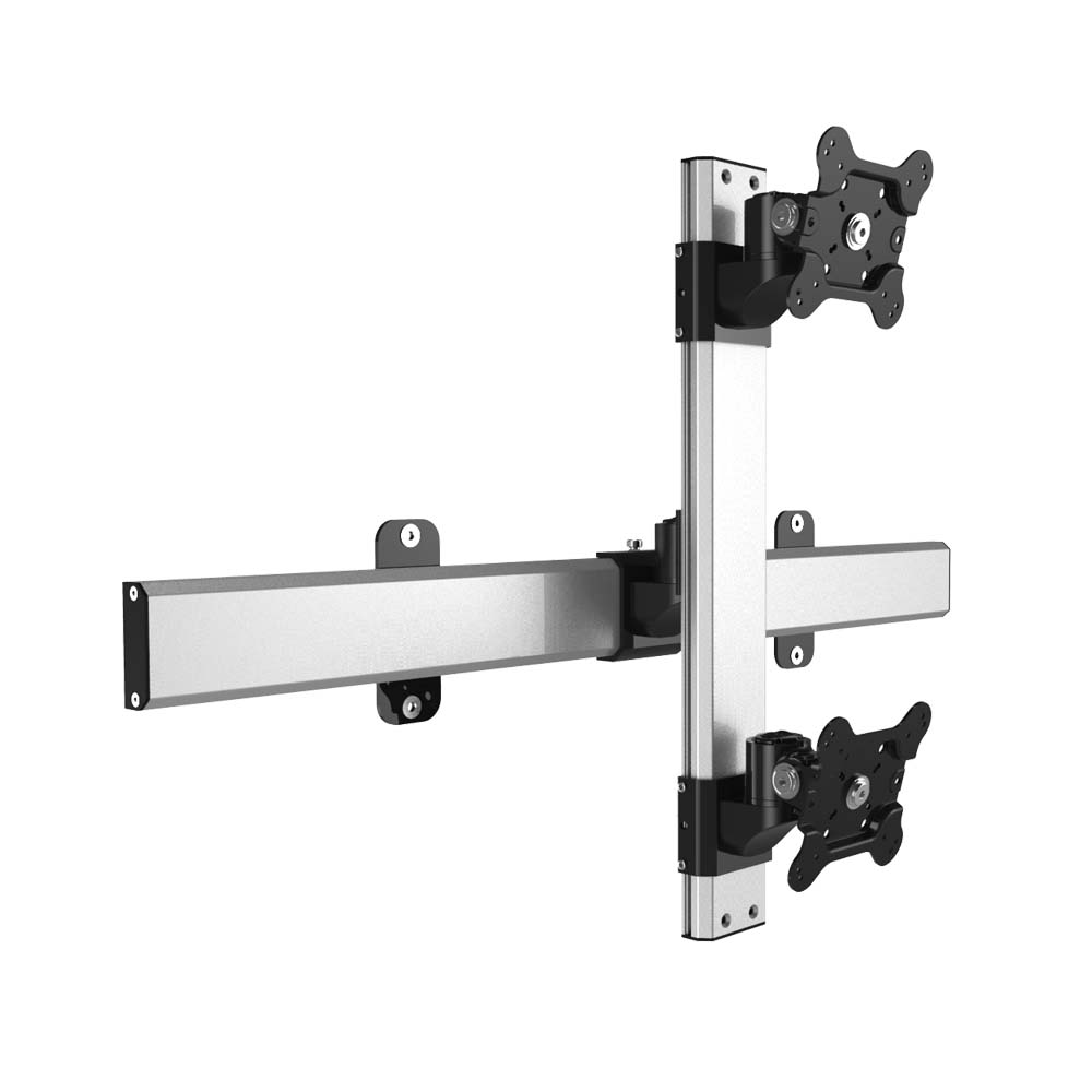Dual VESA Wall Mount Up & Down Quick Release Two Orientations