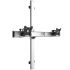 Dual VESA Wall Mount Oval or Straight w/ Two-Orientation Wall Bar