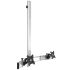 Dual VESA Wall Mount Oval or Straight w/ Two-Orientation Wall Bar