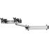 Dual VESA Wall Mount Oval or Straight w/ Quick Release & Single Arm