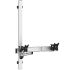 Dual VESA Wall Mount Oval or Straight w/ Quick Release & Single Arm
