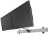 Dual VESA Wall Mount Oval or Straight w/ Quick Release & Single Arm