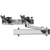 Dual VESA Wall Mount Oval or Straight w/ Quick Release & Single Arm