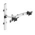 Dual VESA Wall Mount Oval or Straight Quick Release w/ Dual Arms