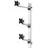 Triple Monitor Wall Mount Stacking w/ Quick Release & Single Arms