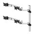 VESA Wall Mount for 4 Monitors Quick Release Oval or Straight