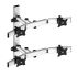 VESA Wall Mount for 4 Monitors Quick Release Oval or Straight