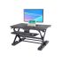 Sit-Stand Desk Converter - Dynamically Height Adjustable Wood Color