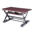 Sit-Stand Desk Converter - Dynamically Height Adjustable Wood Color