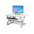Sit-Stand Desk Converter - Dynamically Height Adjustable Wood Color