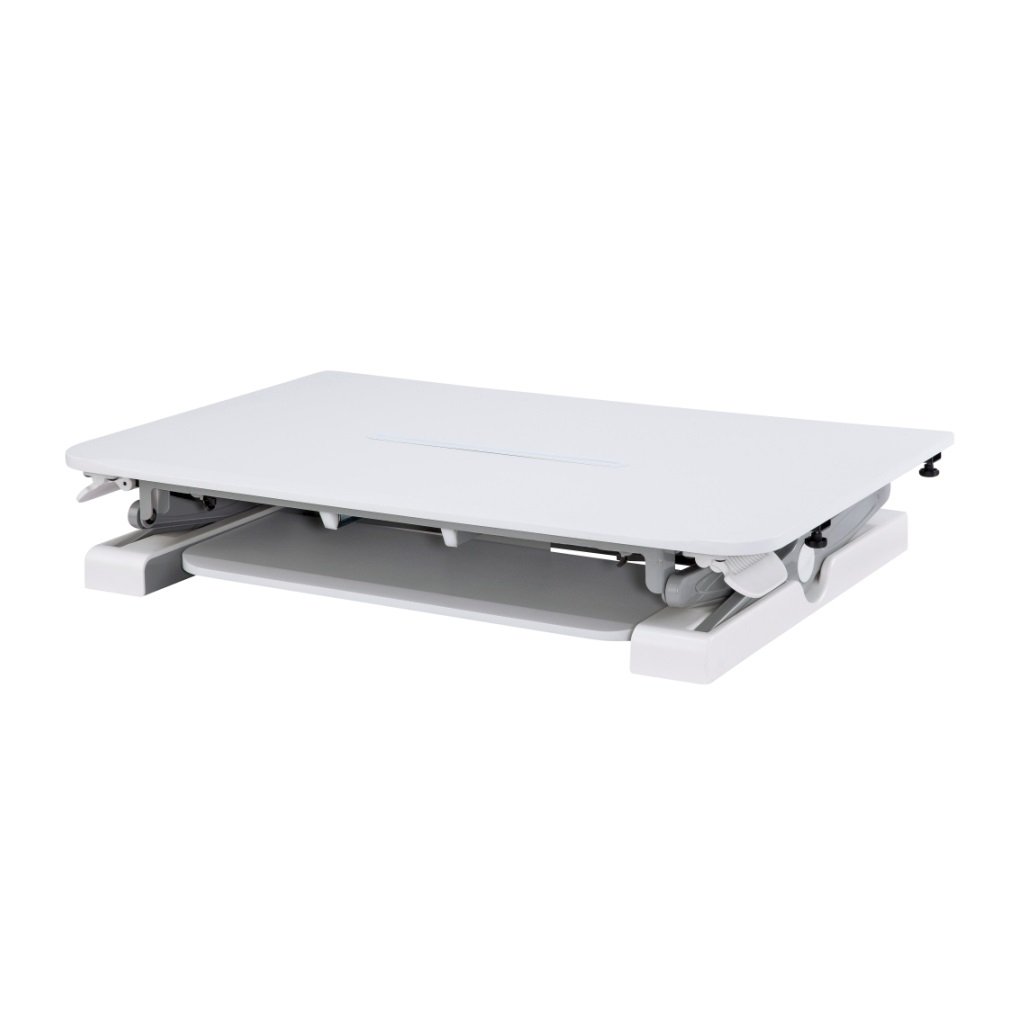 Sit-Stand Desk Converter - Dynamically Height Adjustable White