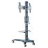42 to 65" TV Cart - Mobile & Rotates for Portrait or Landscape