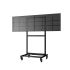 32 to 46" Dual TV Cart - Adjustable, Mobile & Ergonomic