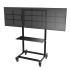 32 to 46" Dual TV Cart - Adjustable, Mobile & Ergonomic