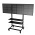 32 to 46" Dual TV Cart - Adjustable, Mobile & Ergonomic