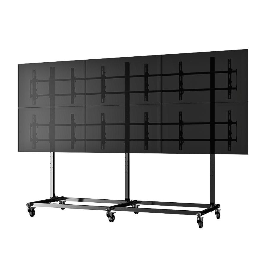 55" 3X2 Video Wall Mount w/ Wheels - Micro Adjustable