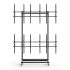 32 to 56" 3X2 Video Wall Mount w/ Wheels - Micro Adjustable