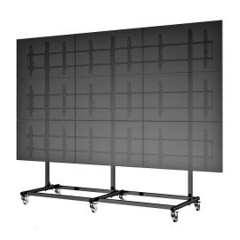 46" 3X3 Video Wall Mount w/ Wheels - Micro Adjustable