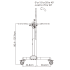 42 to 100" Touch Screen Stand - Mobile & Adjustable