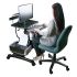 Sit-Stand Workstation w/ Wheels & Cable Manager