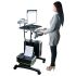 Sit-Stand Workstation w/ Wheels & Cable Manager