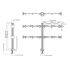 Quad Monitor Stand 2X2 w/ Full Swing Arms