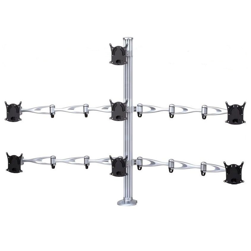 7 Monitor Stand w/ Full Swing Arms