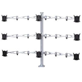 9 Monitor Stand w/ Full Swing Arms