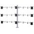 9 Monitor Stand w/ Full Swing Arms
