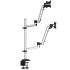 Dual Monitor Desk Mount for Apple Top Down or Side by Side