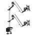 Dual Monitor Desk Mount for Apple Top Down or Side by Side