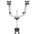 Dual Monitor Desk Mount for Apple w/ Full Motion & Quick Release