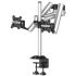 Dual Monitor Desk Mount for Apple w/ Full Motion & Quick Release