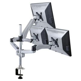 Triple Monitor Desk Mount w/ Spring Arm & Quick Connect