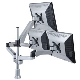 Triple Monitor Desk Mount w/ Spring Arm & Quick Release