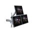 Triple Monitor Desk Mount w/ Spring Arm & Quick Release