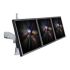 Triple Monitor Desk Mount w/ Spring Arm & Quick Release