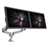 Dual Monitor Desk Mount w/ Spring Arms & Short Pole