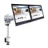 Dual Monitor Desk Mount for Apple w/ Quick Connect