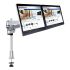 Dual Monitor Desk Mount for Apple w/ Quick Release