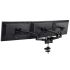 Triple Monitor Desk Mount w/ Spring Arms Black
